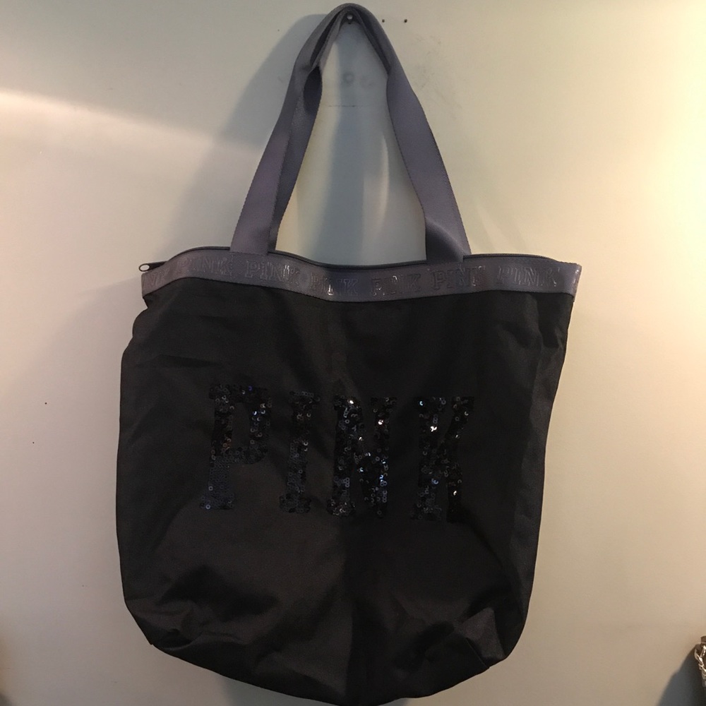 Victorious Secret Pink Black bag, good condition
